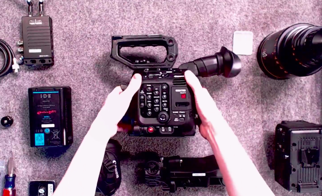 Canon C500 Mark II with an Atlas Orion Anamorphic Lens