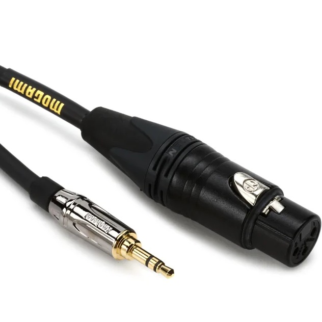 3-Pin XLR F to 1/8" TRS M Cable