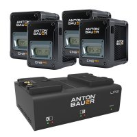 Anton Bauer Cine 150 V Mount Battery Four Pack