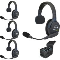 Eartec ULHD-RD Ultralite Dual Ear Headset Kit (4-person)